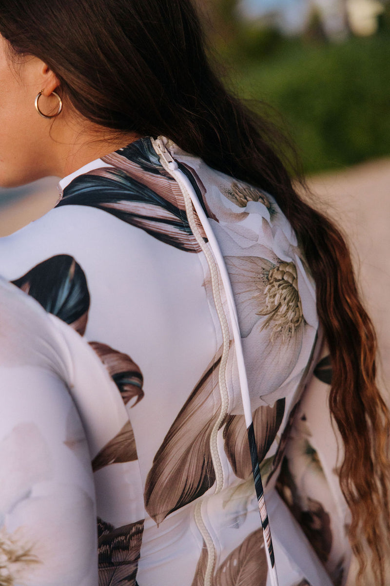 Tambuia Longsleeve - Floral/Capers