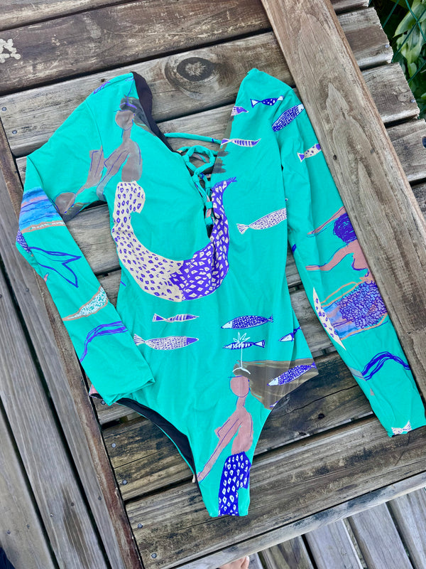 Tavarua Long Sleeve - Sereia/Cafe