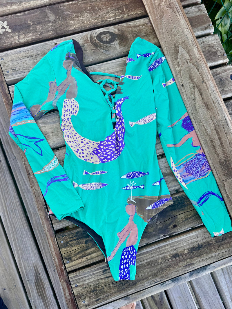 Tavarua Long Sleeve - Sereia/Cafe