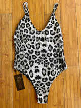 Lanikai One Piece - Leopard B/W