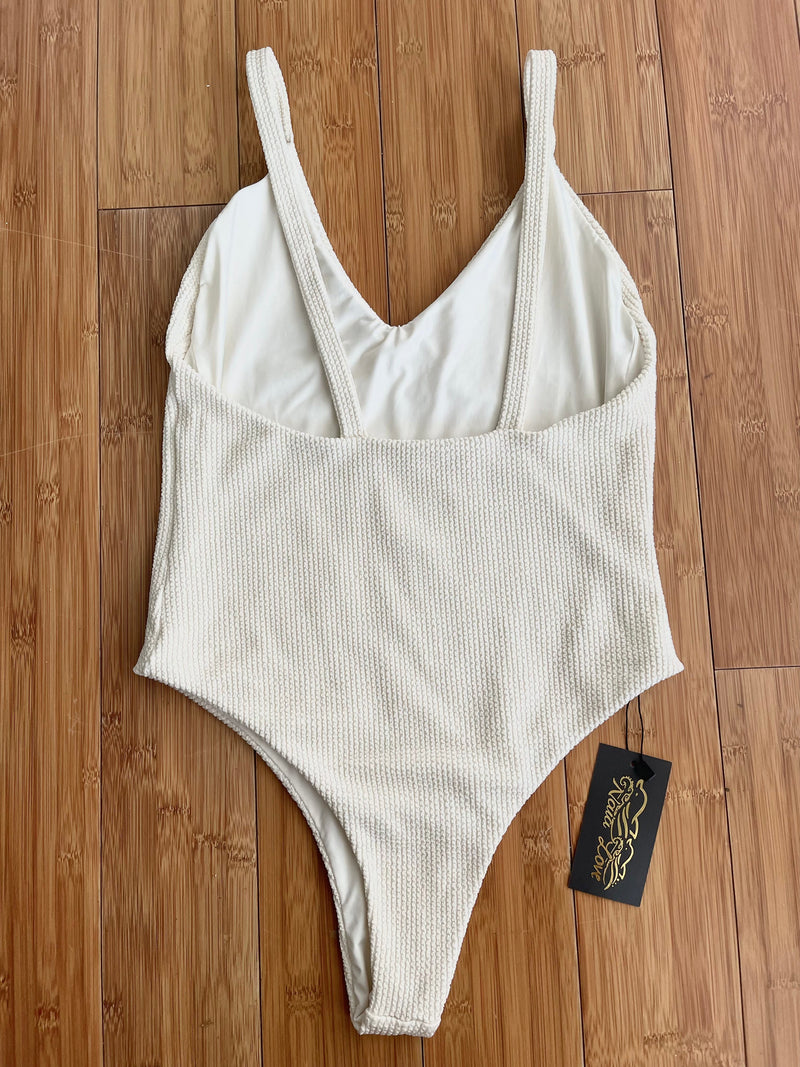 Lanikai One Piece Suit - Ivory Texture