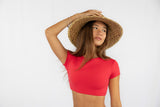 Summer Crop Top - Red Hot