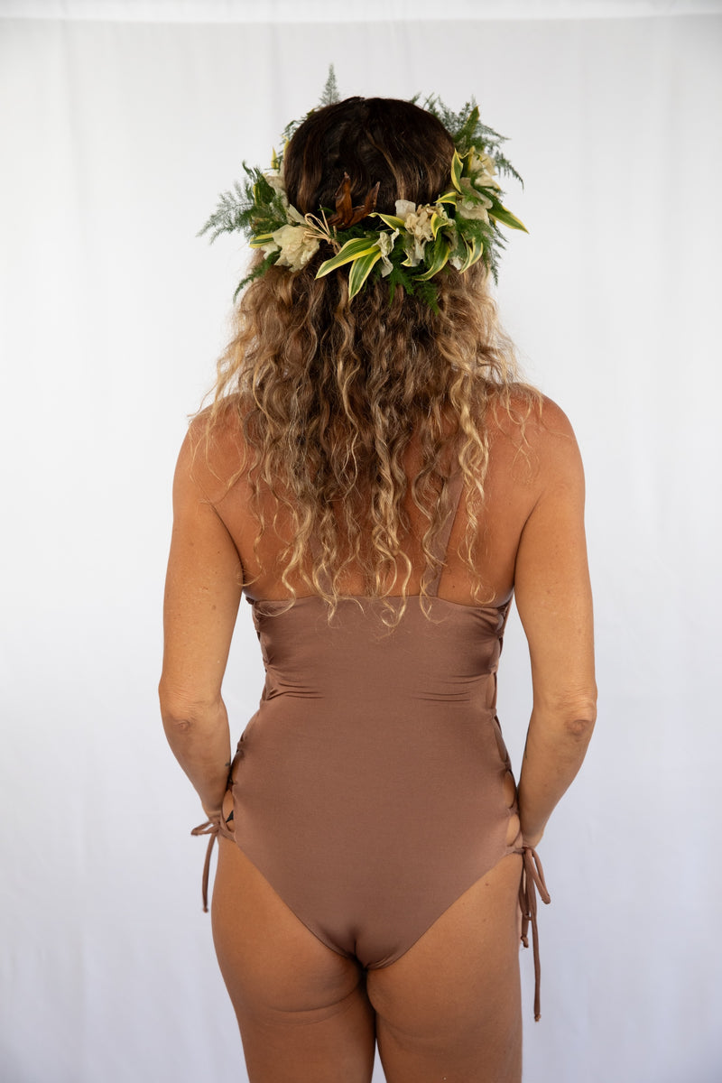 Wailea One Piece Suit - Chocolate