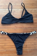 Kai Bottoms - Leopard/Black Reversible